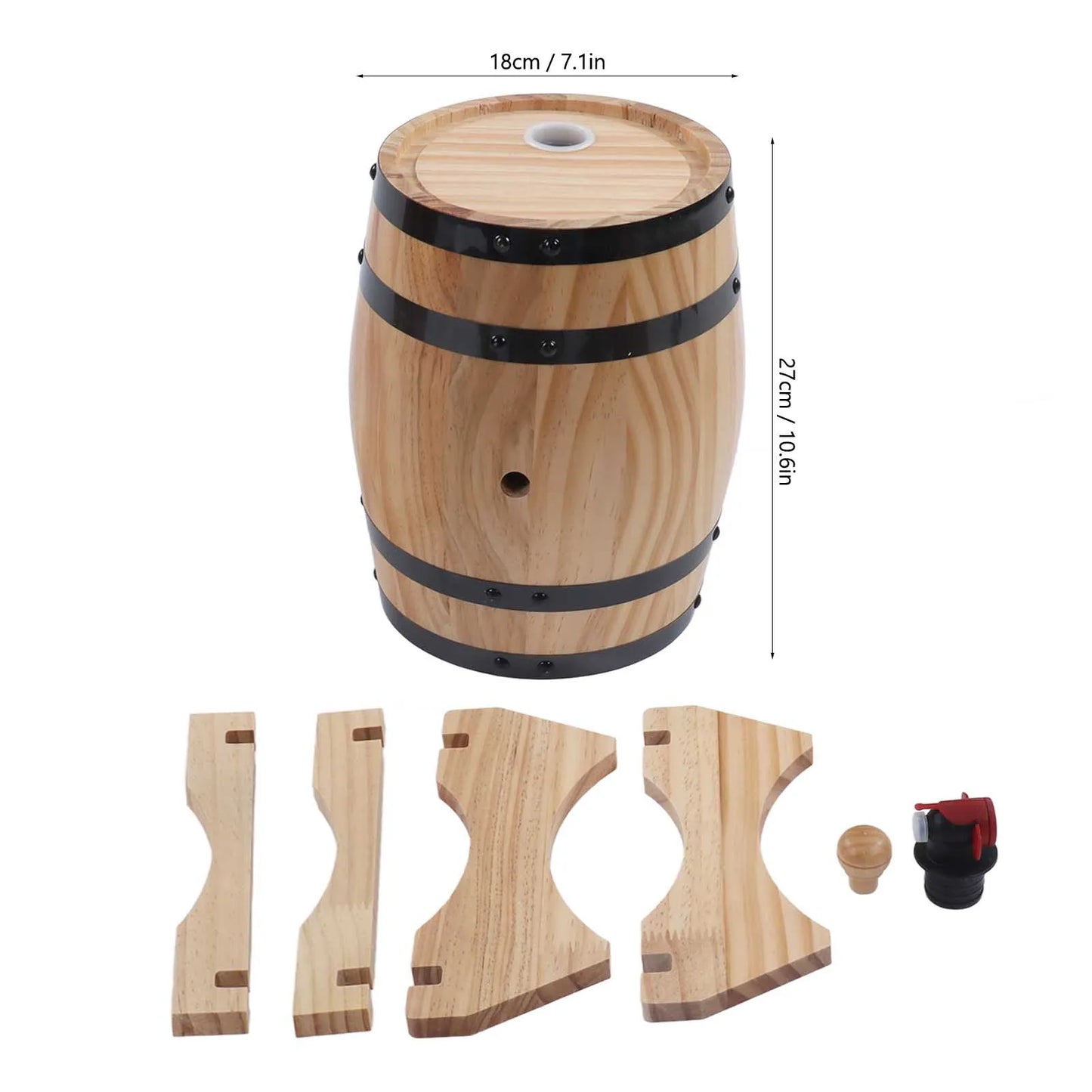 Distributeur spécial baril de vin enrichi avec support, cases à bière, vin tequila, whisky Shop, 1l, 3l, 5l, E27