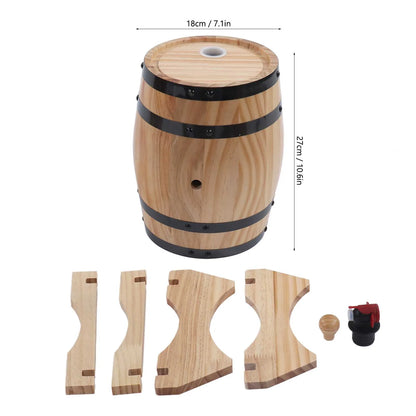 Distributeur spécial baril de vin enrichi avec support, cases à bière, vin tequila, whisky Shop, 1l, 3l, 5l, E27