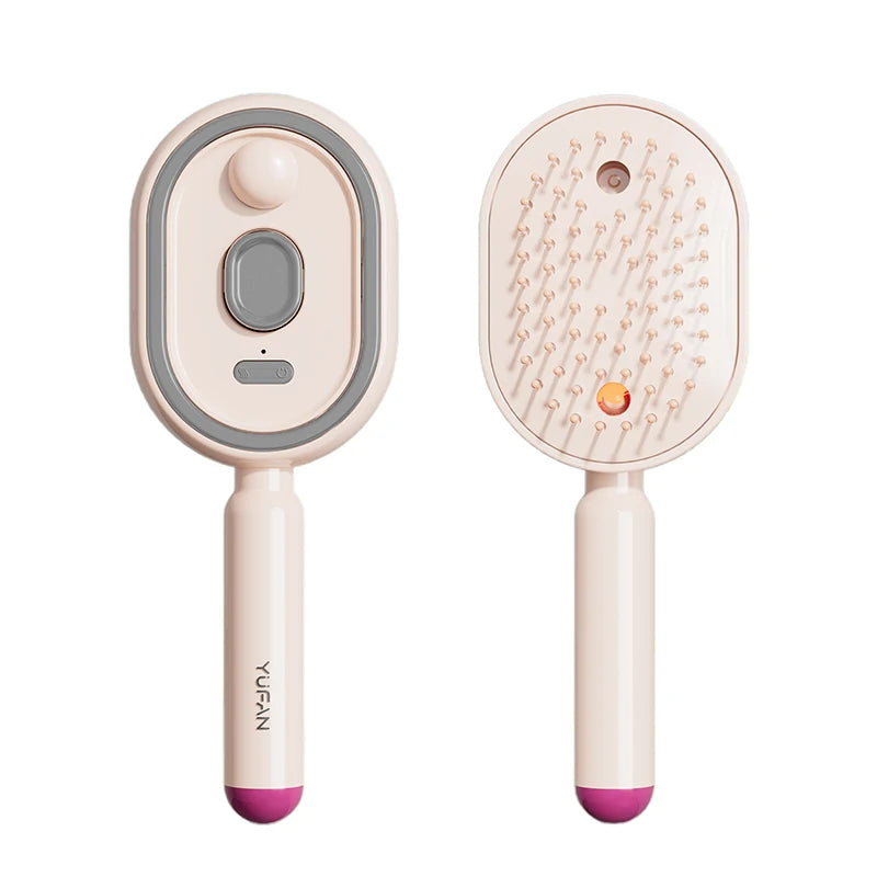 Soins capillaires Spray Massage peigne Vibration cuir chevelu Massage brosse à cheveux tête masseur pulvérisateur de cheveux brosse d'atomisation applicateur d'huile capillaire