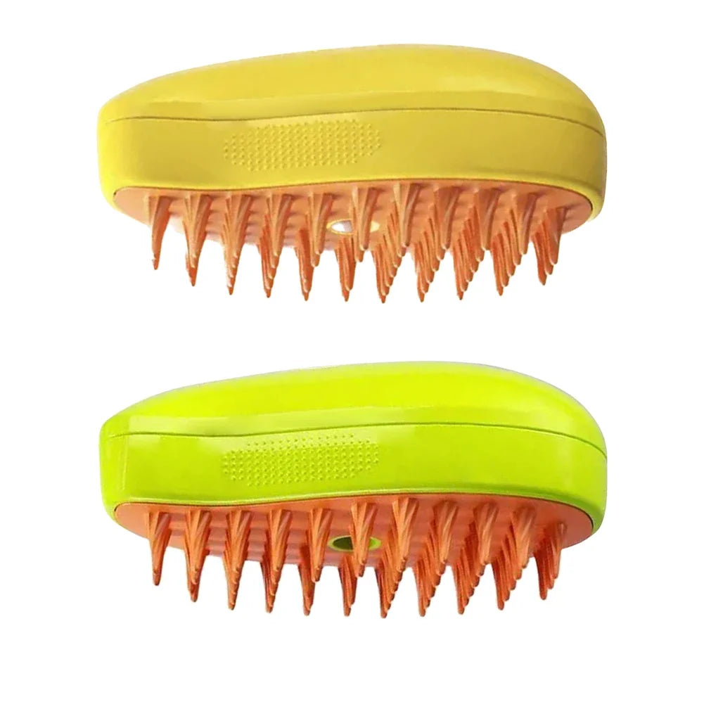 Brosse à vapeur 3 en 1 pour animaux de compagnie, peigne pour chien, brosse électrique pour pulvérisation de poils de chat, Massage, toilettage pour animaux de compagnie, peignes d'épilation