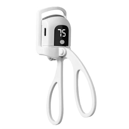Recourbe-cils chauffant avec écran Lcd, coussinets en Silicone, Protection des cils, bouclage naturel sans endommager les cils, Rechargeable