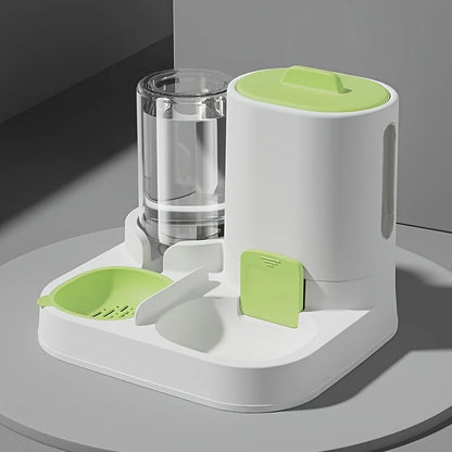Distributeur et mangeoire automatiques d'eau pour chat, 1 paquet, anti-déversement, grande capacité, conception monobloc,