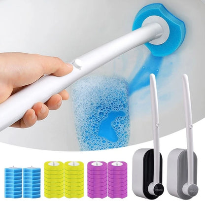 Recharges de brosse de toilette jetables, 24 pièces, tampons de recharge de baguette de toilette, nettoyeurs de brosse de bol pour toilettes, accessoires d'outils de nettoyage de salle de bains