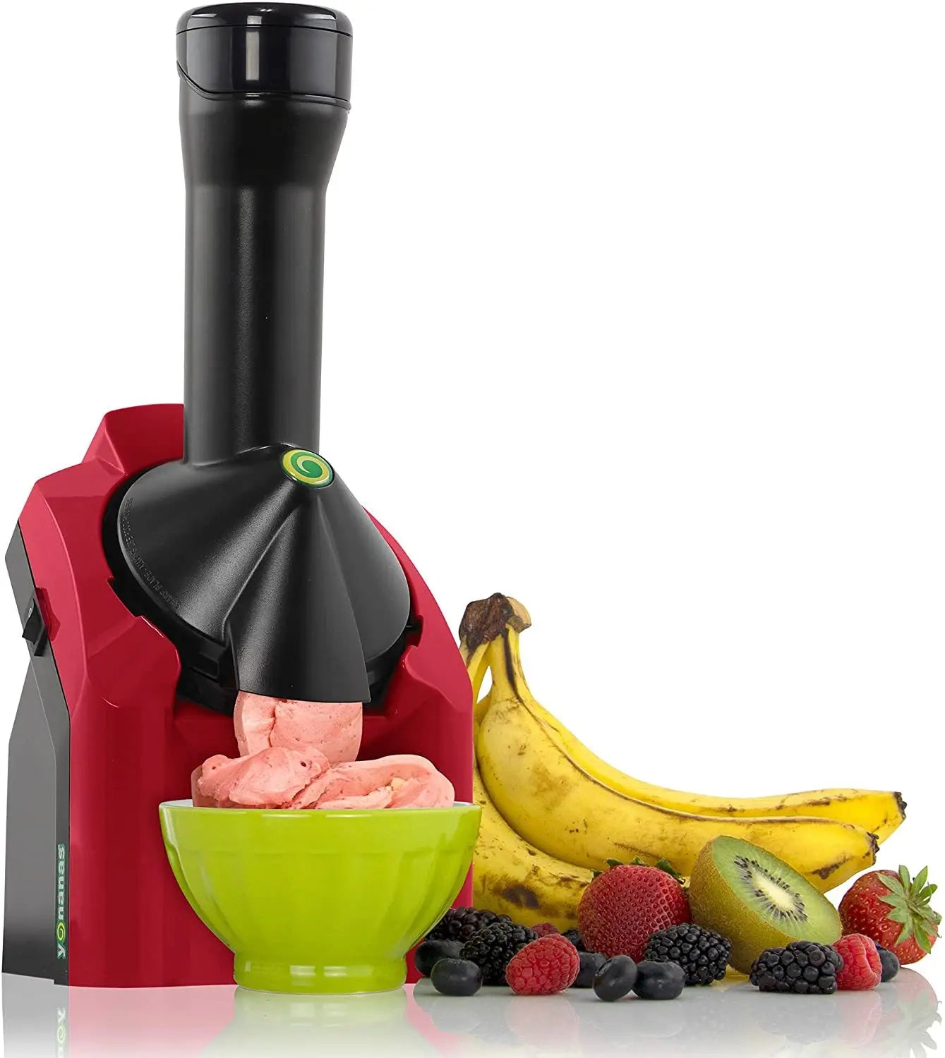 Machine à glace électrique domestique 110V-220V, petite machine à glace pour fruits, yaourts et smoothies, machine à faire des glaces pour enfants