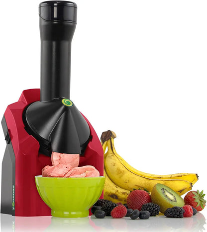 Machine à glace électrique domestique 110V-220V, petite machine à glace pour fruits, yaourts et smoothies, machine à faire des glaces pour enfants