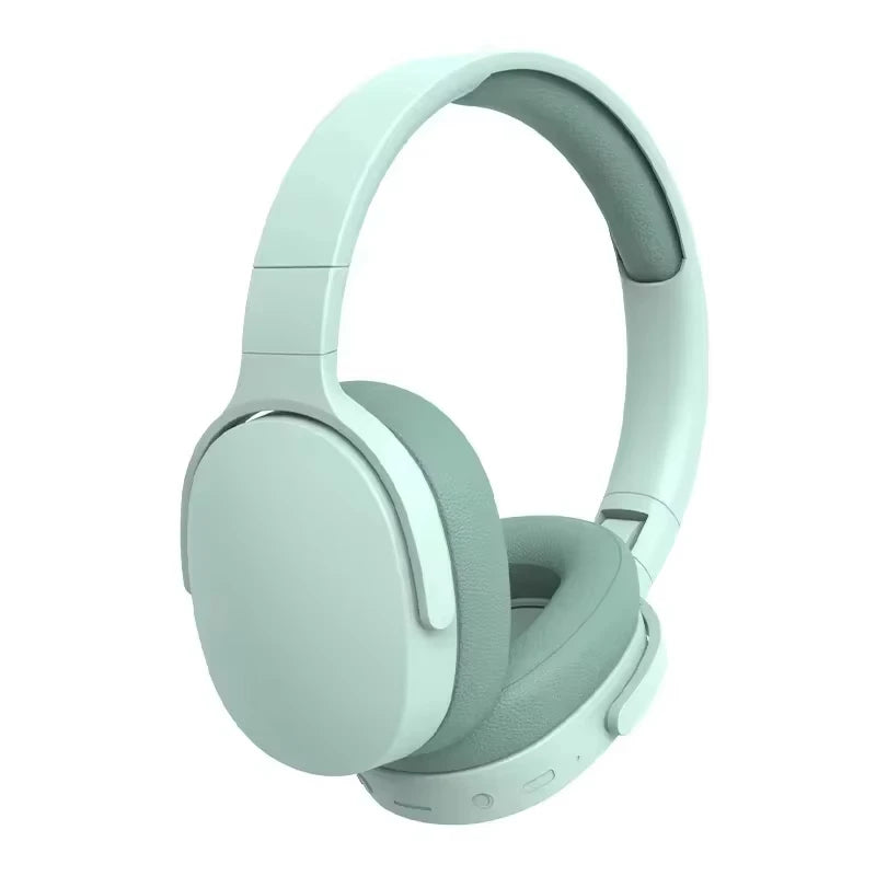 Écouteurs sans fil Bluetooth 5.3 sur l'oreille casques stéréo Hifi véritables sports avec écouteurs lecteur de musique Tf/Aux avec micro