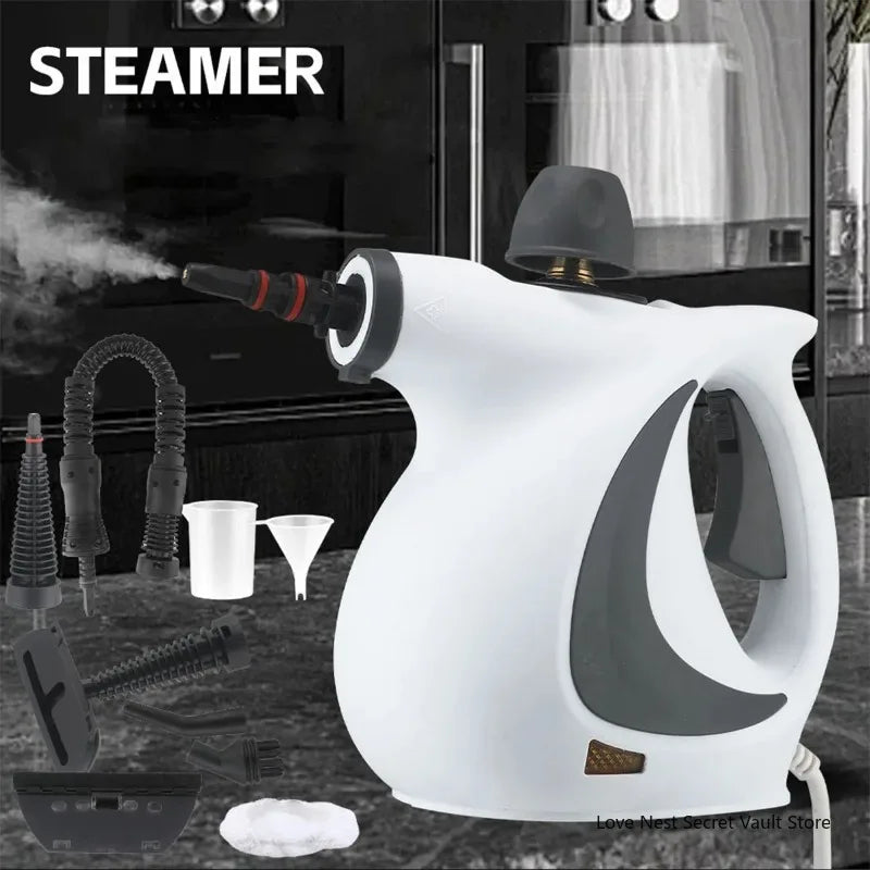 Nettoyeur à vapeur portatif pressurisé pour la maison-Machine à vapeur de nettoyage multi-surfaces profonde multi-usages portative à haute pression
