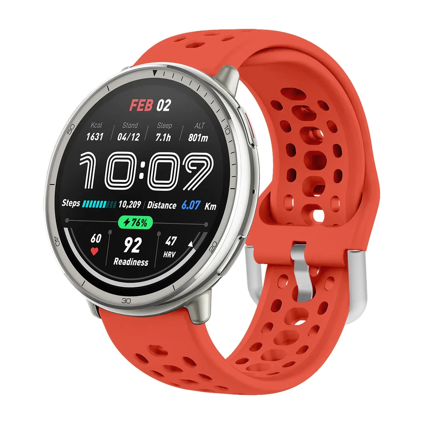 Bracelet en Silicone officiel 1:1 pour Amazfit Active 2, Bracelet de sport respirant Original, Amazfit GTS 4/3 Mini Bip 3 Correa