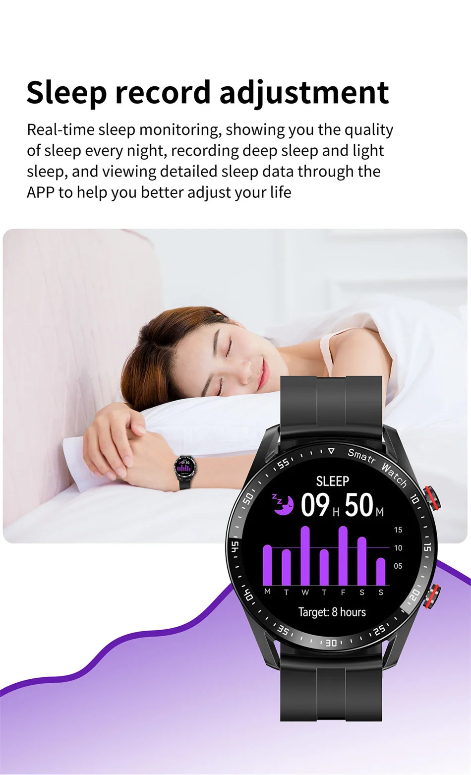 Montre connectée pour hommes et femmes, écran HD, Bluetooth, appel, GPS, moniteur de fréquence cardiaque, étanche IP68, nouveau, 2024