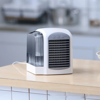 Essentiel pour l'été Style européen ventilateur refroidi à l'eau Mini ventilateur de bureau domestique climatiseur Usb refroidisseur d'air ventilateur électrique