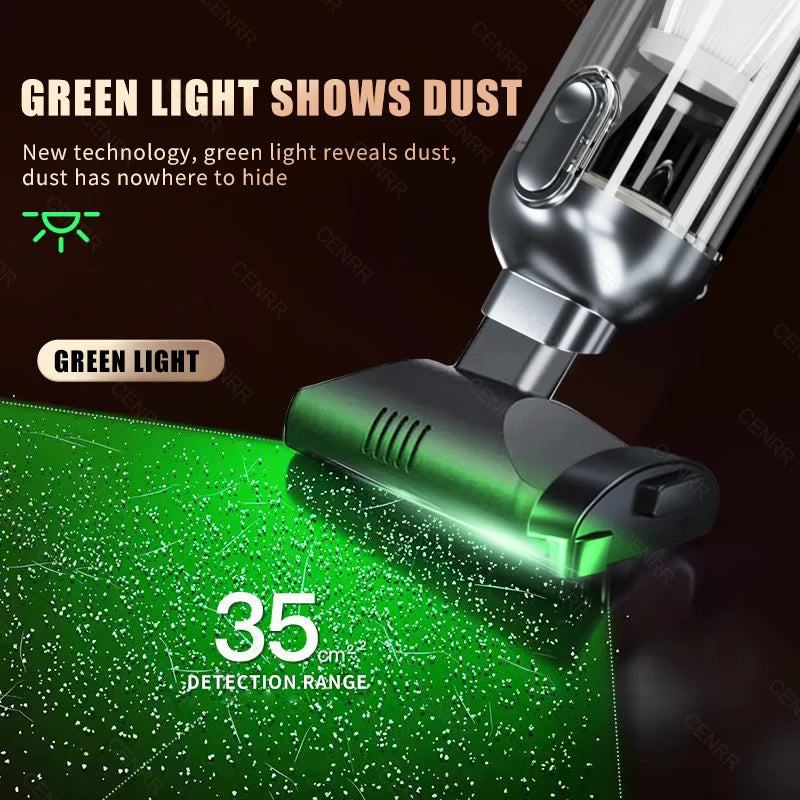 Aspirateur de voiture CENRR Mini 998000PA, aspirateur sans fil puissant et portable pour appareils ménagers, souffleur portatif, nettoyeur de voiture