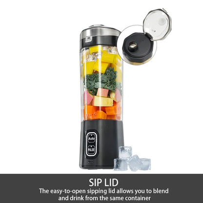 Presse-jus électrique Portable mélangeur 700ML USB mélangeur de fruits Rechargeable 6 lames presse-agrumes pour Shakes Smoothies tasse de jus frais