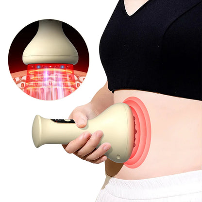 Appareil de massage électrique Gua Sha et ventouses à 9 niveaux de succion sous vide pour le ventre, l'abdomen, les jambes, les bras, le dos et le corps – Dispositif de raclage anti-cellulite