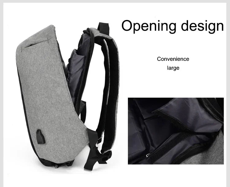 Sac à dos antivol 15.6 pouces ordinateur portable hommes Mochila mâle sac à dos étanche sac à dos grande capacité école sac à dos concepteur