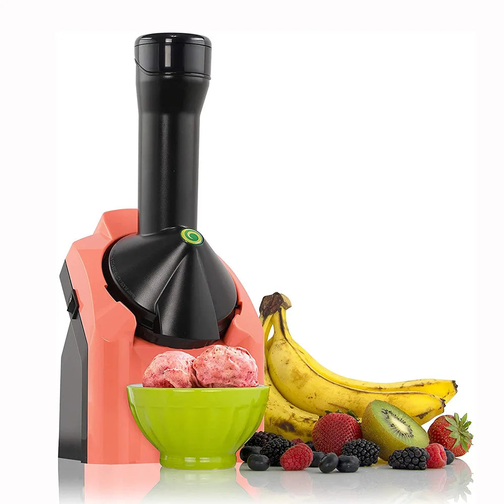 Machine à glace électrique domestique 110V-220V, petite machine à glace pour fruits, yaourts et smoothies, machine à faire des glaces pour enfants