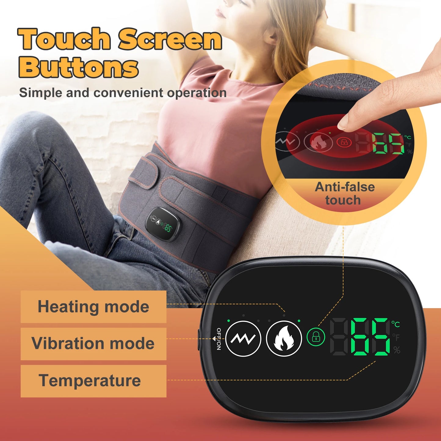 Ceinture de massage chauffante électrique