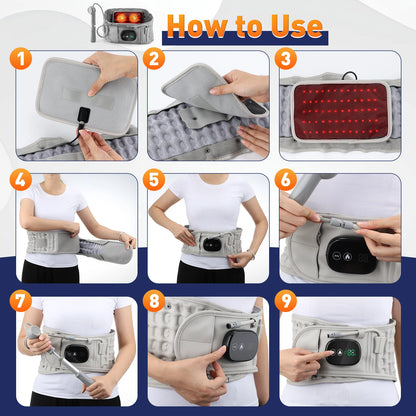 Ceinture de massage chauffante électrique