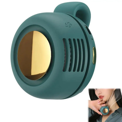 Ventilateur portable mini, rechargeable, sans pales, à clipser, pour la taille, adapté à la ventilation extérieure, petit ventilateur de bureau