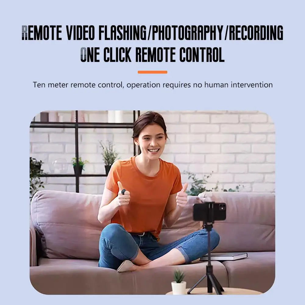 Télécommande Bluetooth pour vidéo Tiktok, défilement, E-book, tourneur de page, perche à selfie, contrôleur d'appareil photo