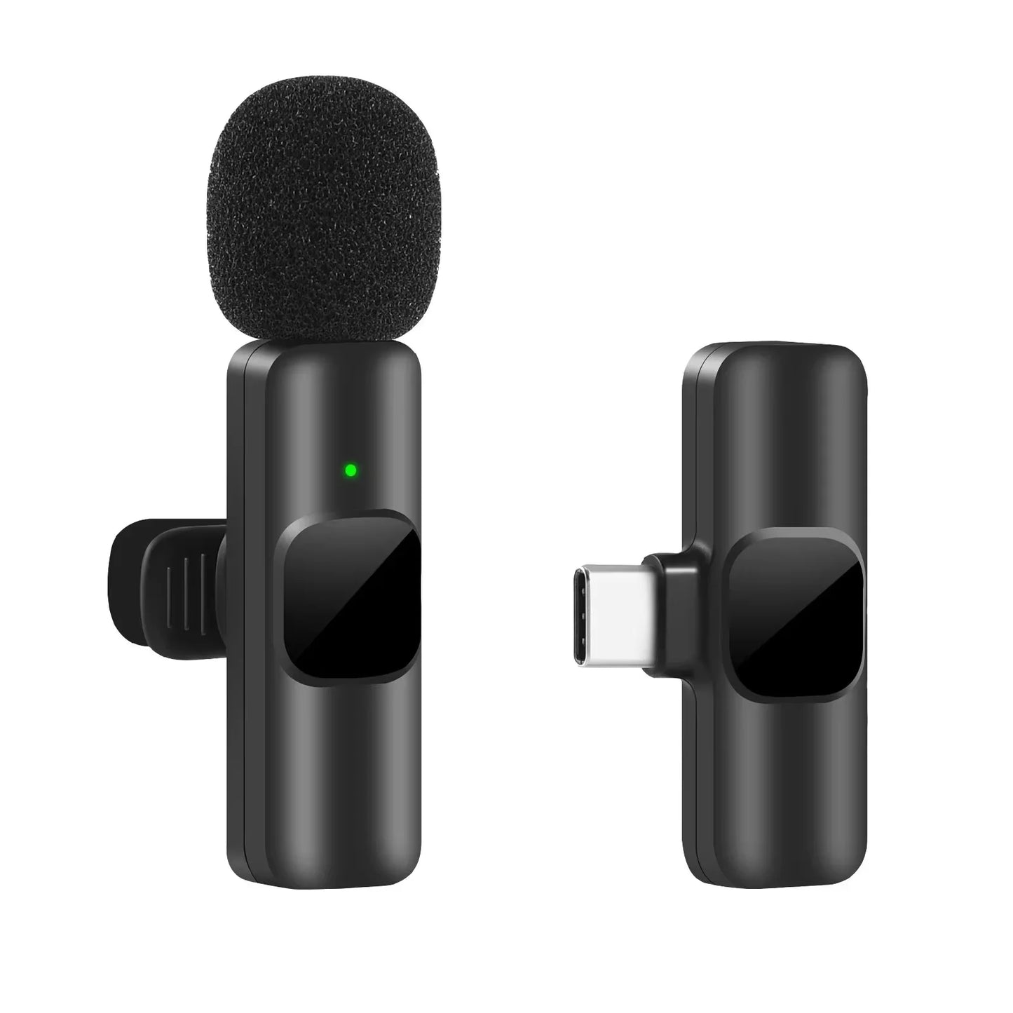 Nouveau microphone cravate sans fil portable pour enregistrement audio-vidéo, mini micro pour iPhone Android, diffusion en direct, jeux, microphone pour téléphone 2026