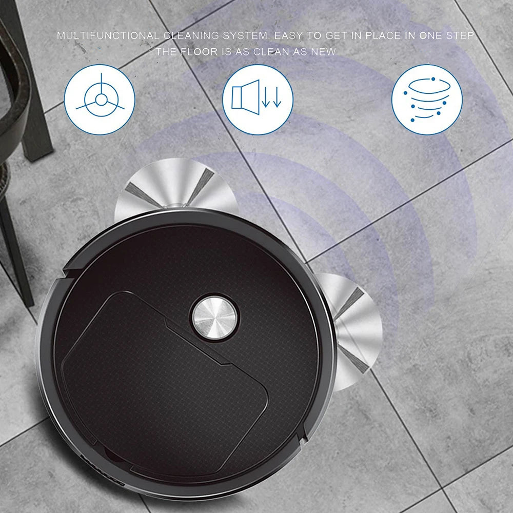Robot aspirateur intelligent 3-en-1