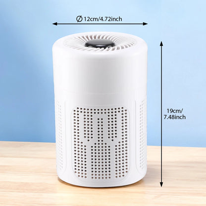 Purificateur d'air, générateur d'ions négatifs, odeur de fumée, purificateur d'air Portable USB pour filtre HEPA domestique, purification efficace de l'air