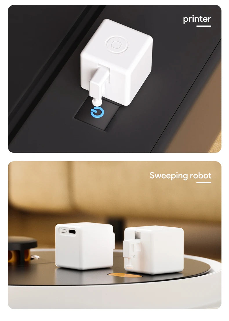 Nouveau commutateur intelligent Rechargeable Tuya, prise Fingerbot, rideaux de Garage, Robot à distance, Alexa Google Home, Assistant vocal