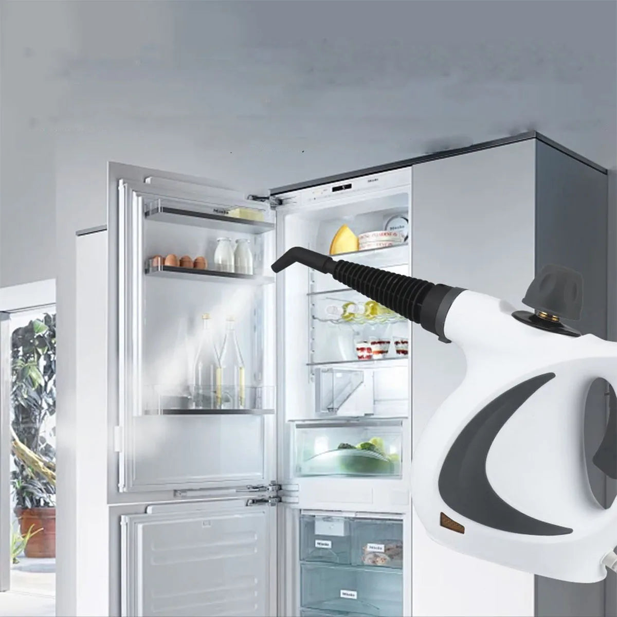 Nettoyeur à vapeur portatif pressurisé pour la maison-Machine à vapeur de nettoyage multi-surfaces profonde multi-usages portative à haute pression