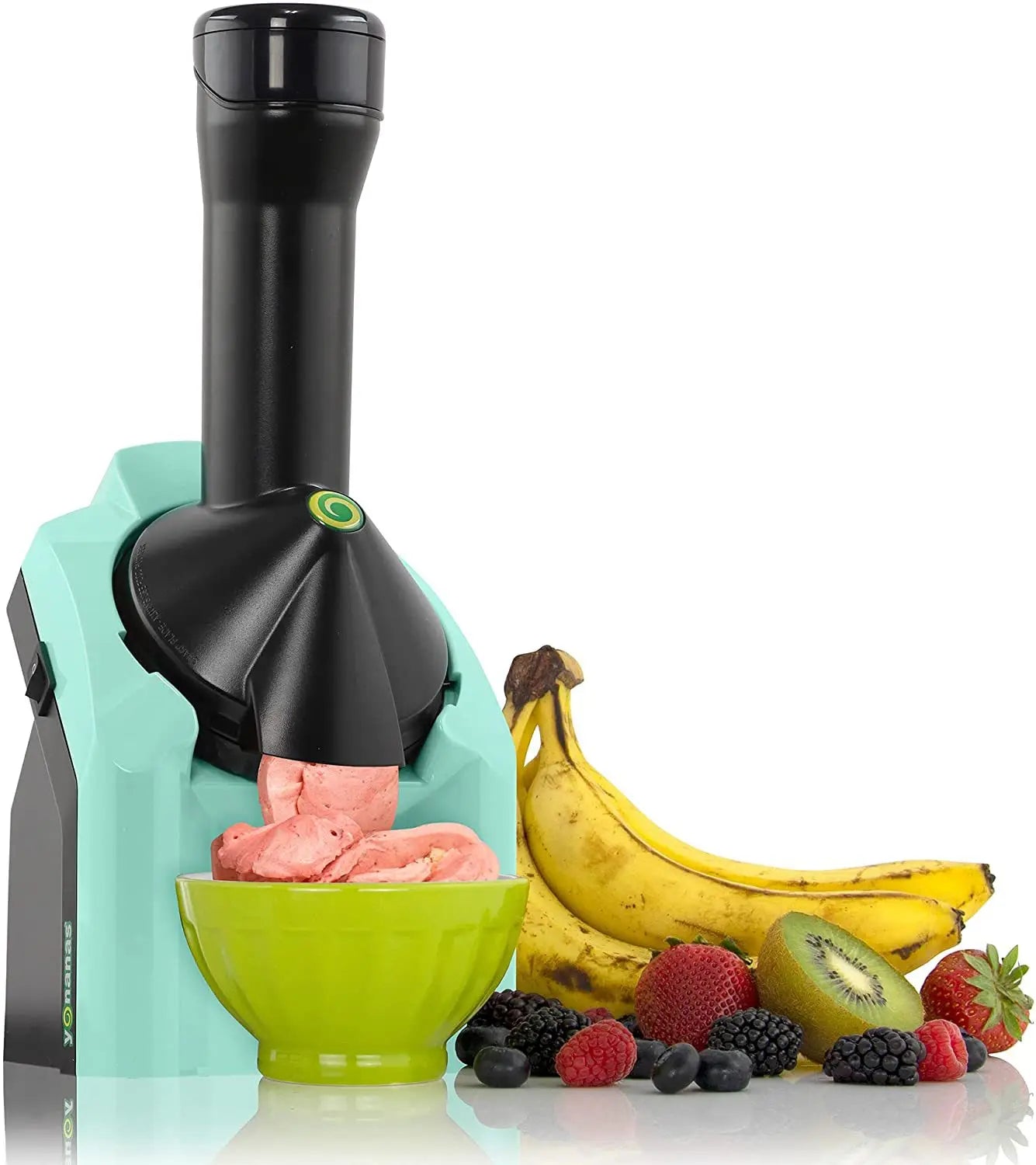 Machine à glace électrique domestique 110V-220V, petite machine à glace pour fruits, yaourts et smoothies, machine à faire des glaces pour enfants