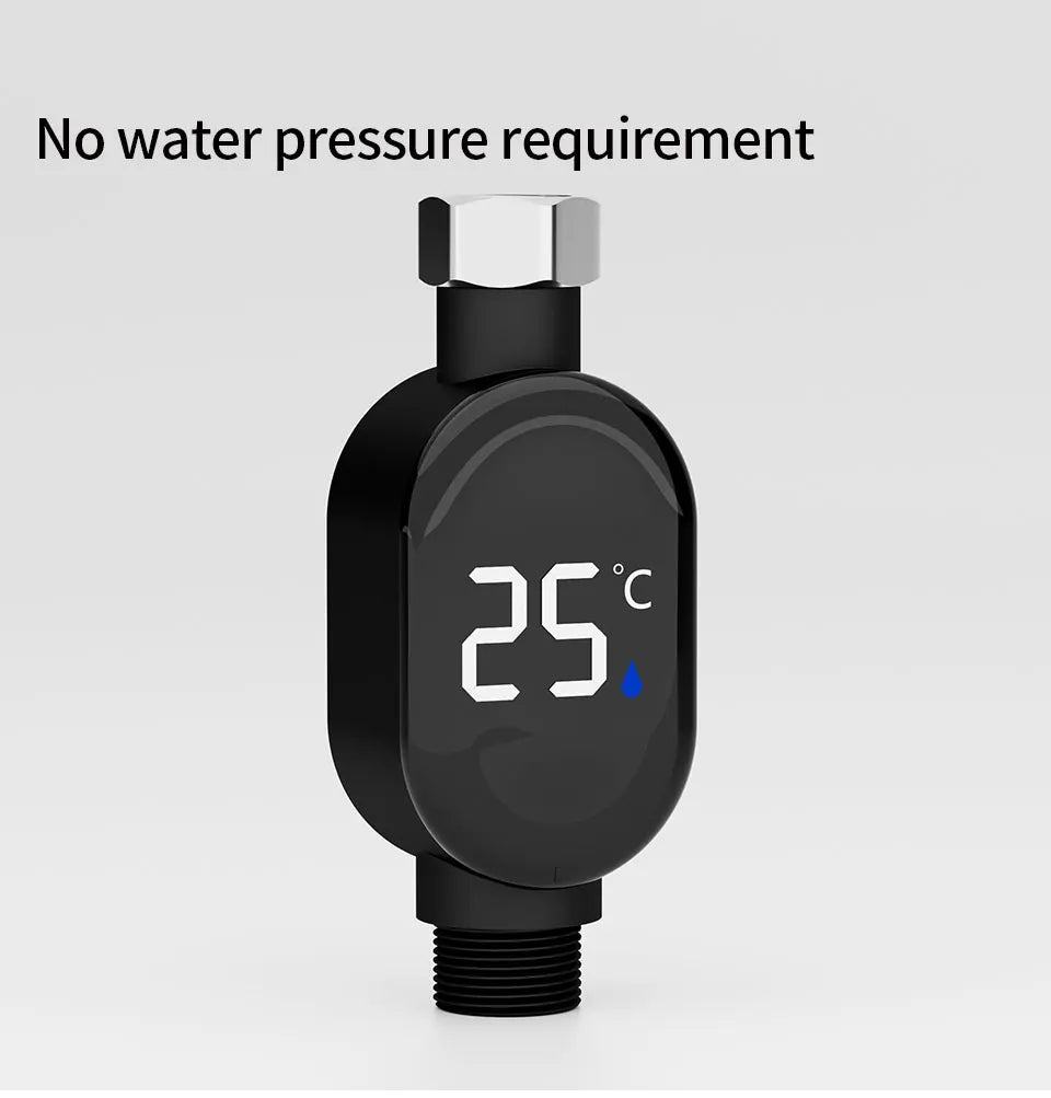 Thermomètre de douche étanche, température intelligente, affichage numérique, robinet, jauge de température de l'eau pour bébés
