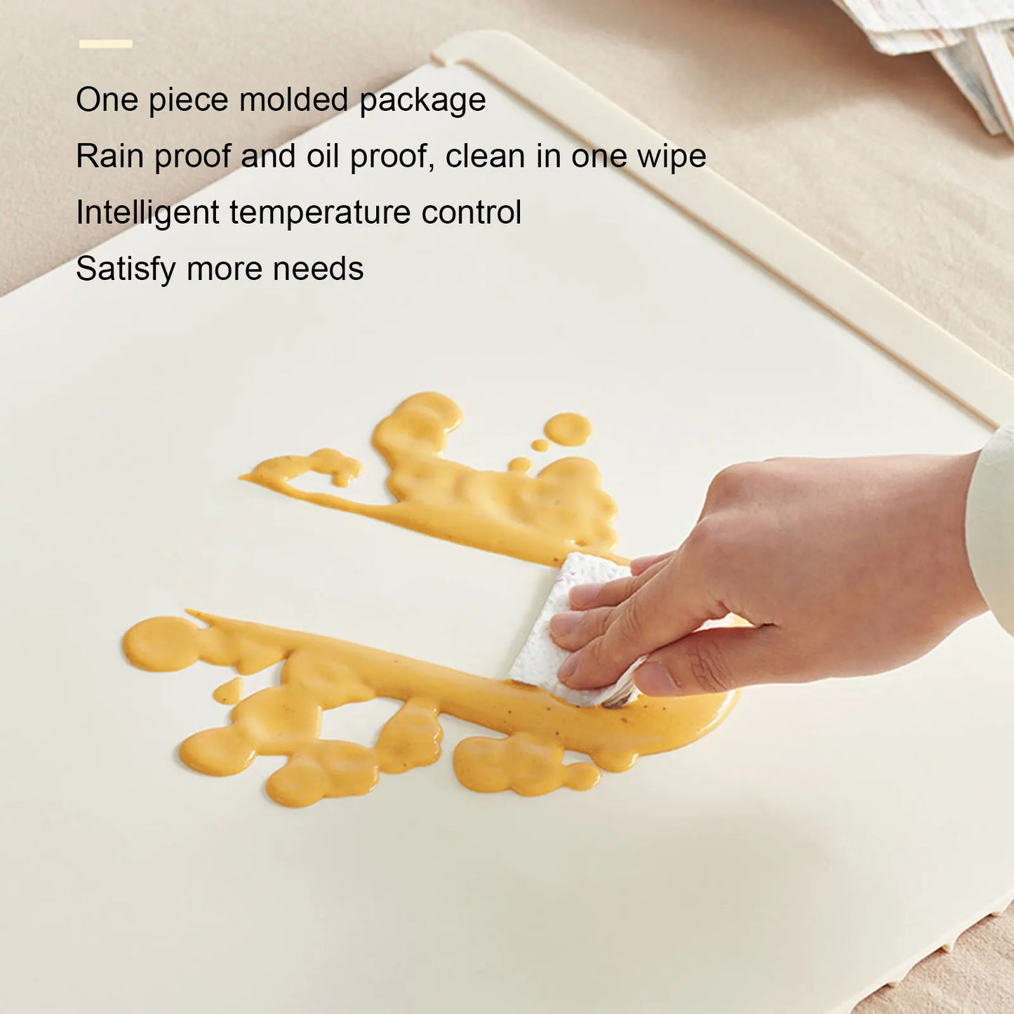 Tapis chauffant pour aliments, plateau chauffant électrique en Silicone, coussin chauffant pliable avec minuterie automatique pour fêtes, réunions, usage quotidien