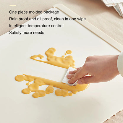 Tapis chauffant pour aliments, plateau chauffant électrique en Silicone, coussin chauffant pliable avec minuterie automatique pour fêtes, réunions, usage quotidien