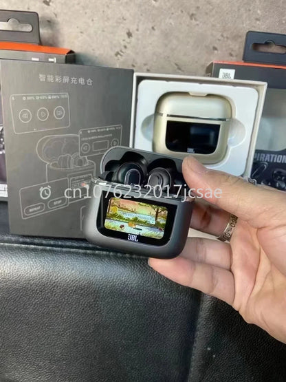 Écouteurs sans fil Bluetooth JBL Tour PRO 2 d'origine, écouteurs stéréo, écouteurs sportifs avec écran LCD intelligent, version HK