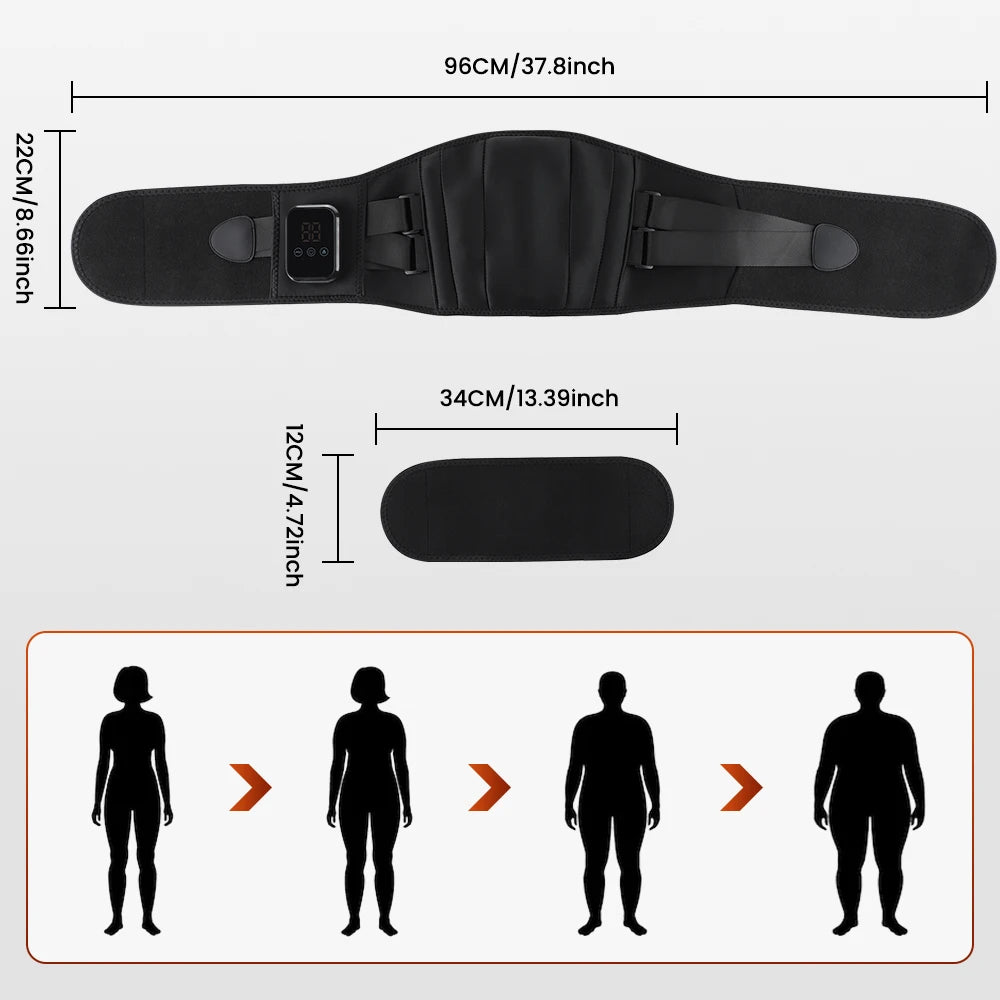 Ceinture de massage chauffante électrique