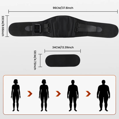 Ceinture de massage chauffante électrique