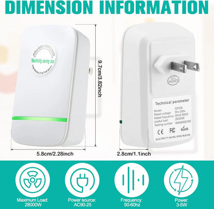 Dispositif de tension stable pour la maison, économiseur d'énergie, boîte d'économie d'électricité domestique, prise EU et US 90-250V, 30KW, usine et bureau