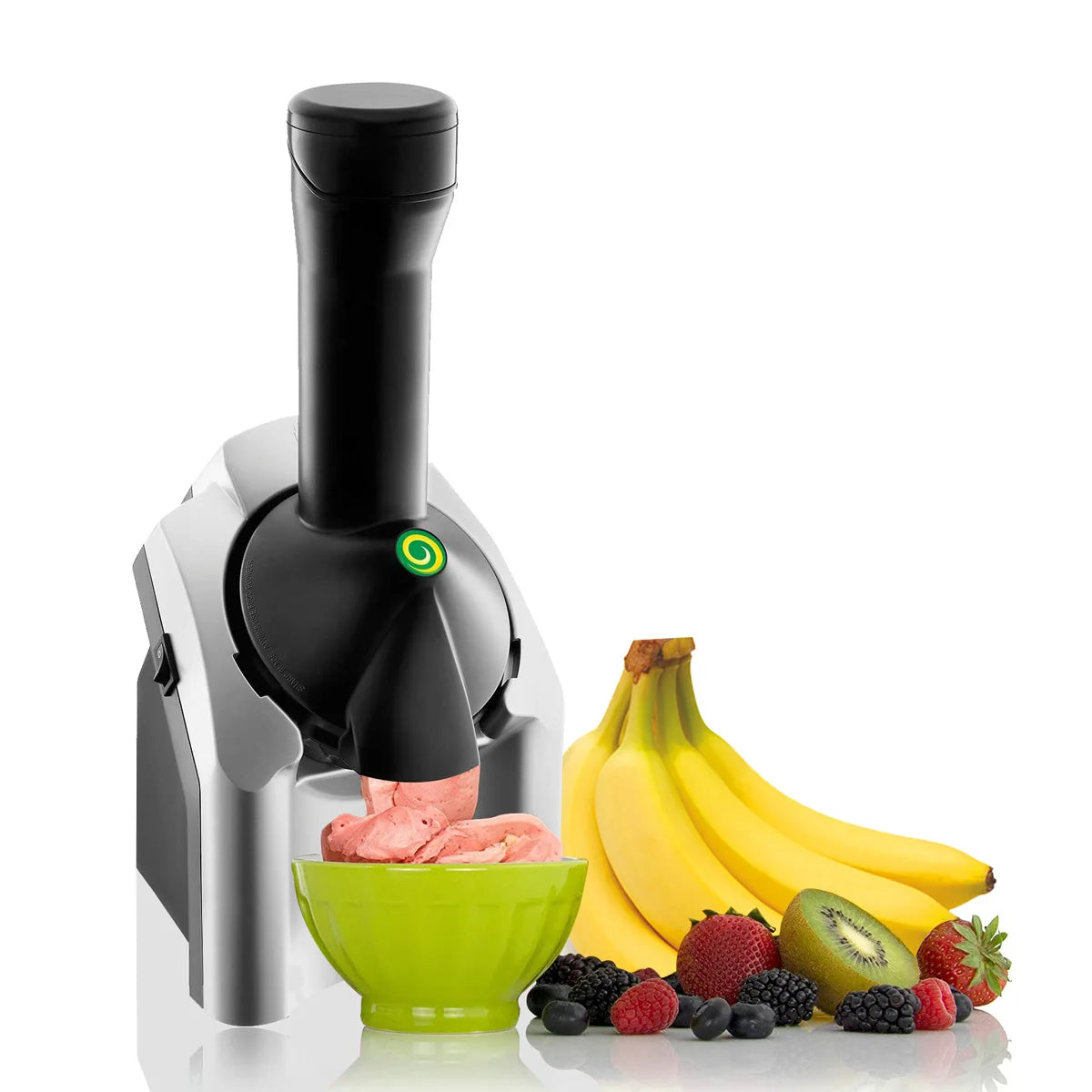 Machine à glace électrique domestique 110V-220V, petite machine à glace pour fruits, yaourts et smoothies, machine à faire des glaces pour enfants