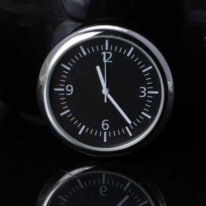 Mini horloge de voiture lumineuse Automobiles montre à coller interne mécanique horloges à Quartz ornement automatique 40/43mm Mini horloge numérique