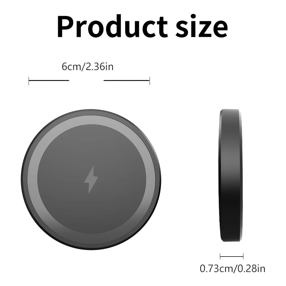 Chargeur magnétique sans fil 200W pour iPhone Magsafe 17 16 15 14 13 12 Pro Max et Airpods 4 Pro – Station de charge rapide magnétique