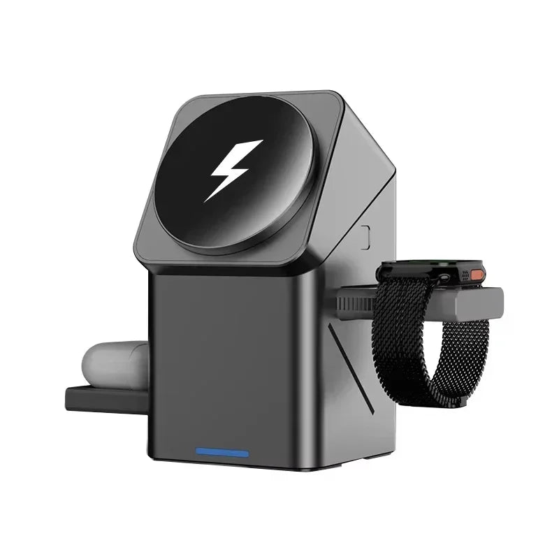 Chargeur magnetique sans fil 3-en-1