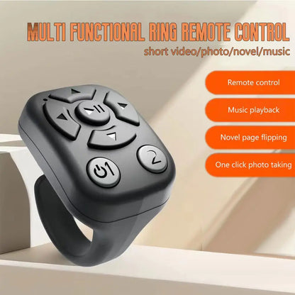 Télécommande Bluetooth pour vidéo Tiktok, défilement, E-book, tourneur de page, perche à selfie, contrôleur d'appareil photo