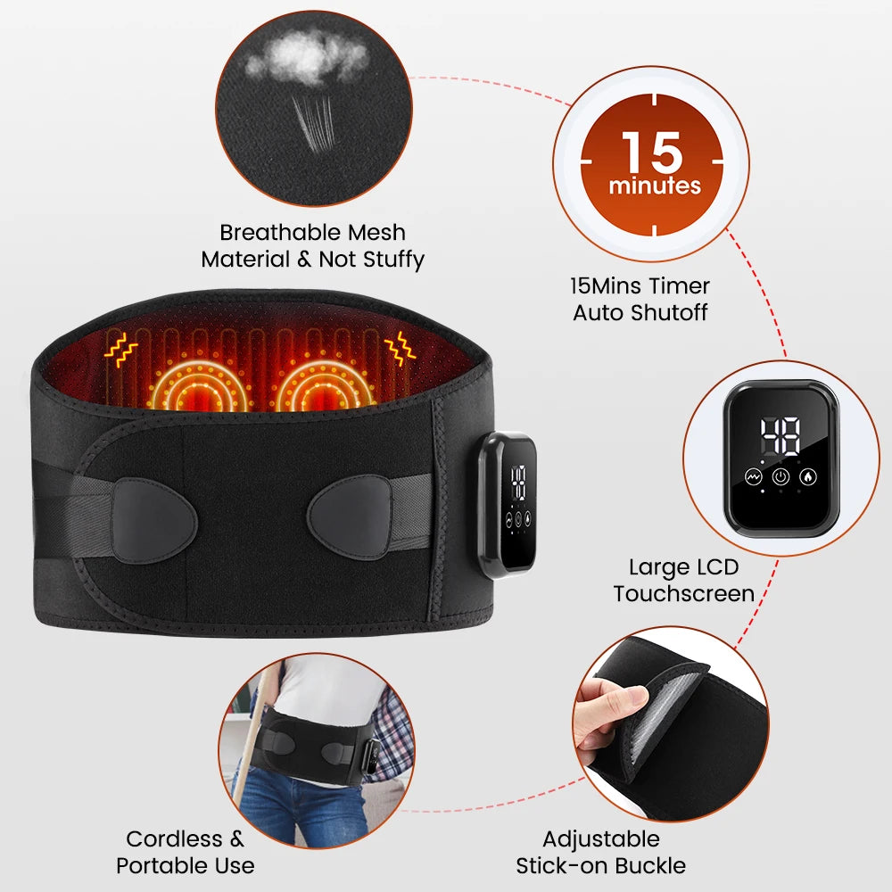 Ceinture de massage chauffante électrique